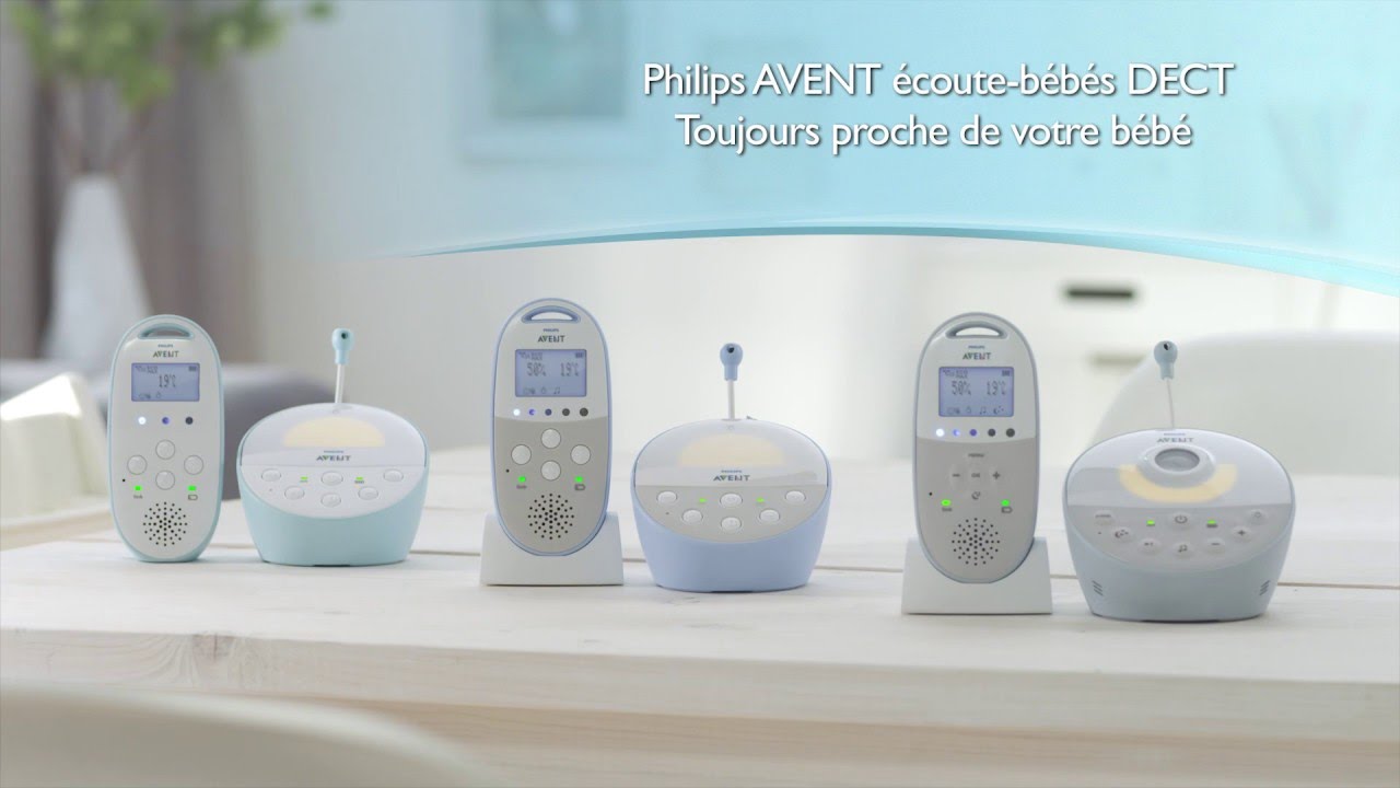 Philips AVENT scd506/01 Babyphone baby phone DECT technologie 330 mètres veilleuse 