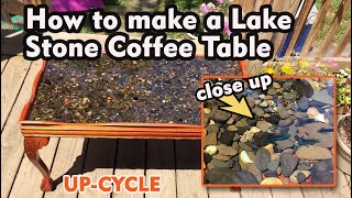 Resin Lake Coffee Table Idea :) Lake Lovers!,  DIY Upcycled table project, Unusual Upcycling