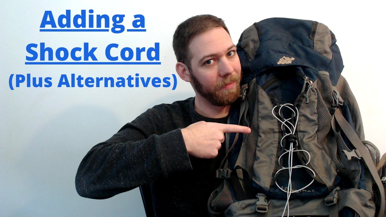 How To Attach A Shock Cord To Your Backpack