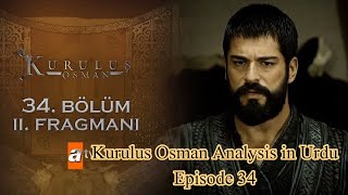 Kurulus Osman Season 2 Episode 34 In Urdu Analysis | Kuruluş Osman 34. Bölüm in Urdu