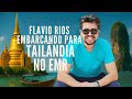 EMR/25- Flávio e Jane Rios embarcando para Tailândia