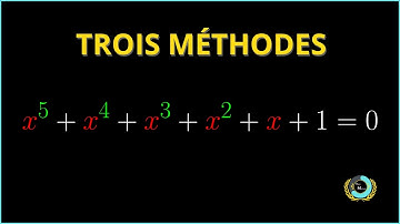 Trois Méthodes pour une équation d