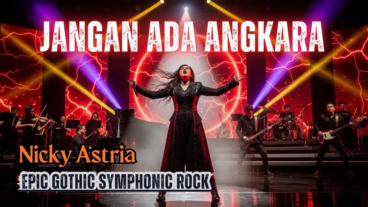 🎵 LADY ROCKER LEGEND! Nicky Astria - Jangan Ada Angkara | 🔥 Versi Symphonic Rock Version