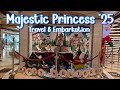Majestic Princess Cruise | Travel &amp; Embarkation | New Years 2025 | Days 1-2