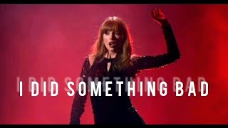 Taylor Swift - I DID SOMETHING BAD (AMAs performance)