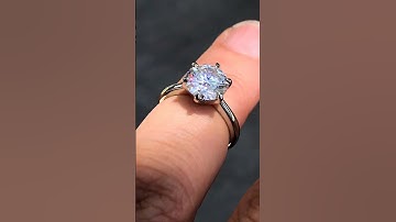 New 6-Prong Claw Prong Ring