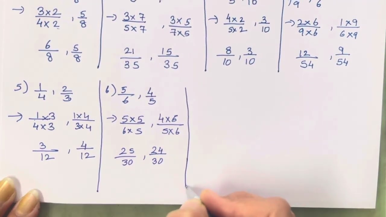 Fractions | class 5 maths chapter 5 problem set 18 | like and