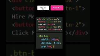 Create Button Using HTML & CSS #coding #button #css