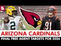 LAST-MINUTE Arizona Cardinals Free Agent Targets Ft. Malik Willis &amp; Trey Hendrickson