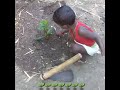 2 1/2 years old boy making plantation🌱🌱