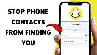 Stop Phone Contacts From Finding You On Snapchat | Disable Contact Sync On Snapchat 2025