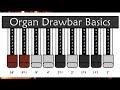 Organ / Keyboard Drawbar Basics