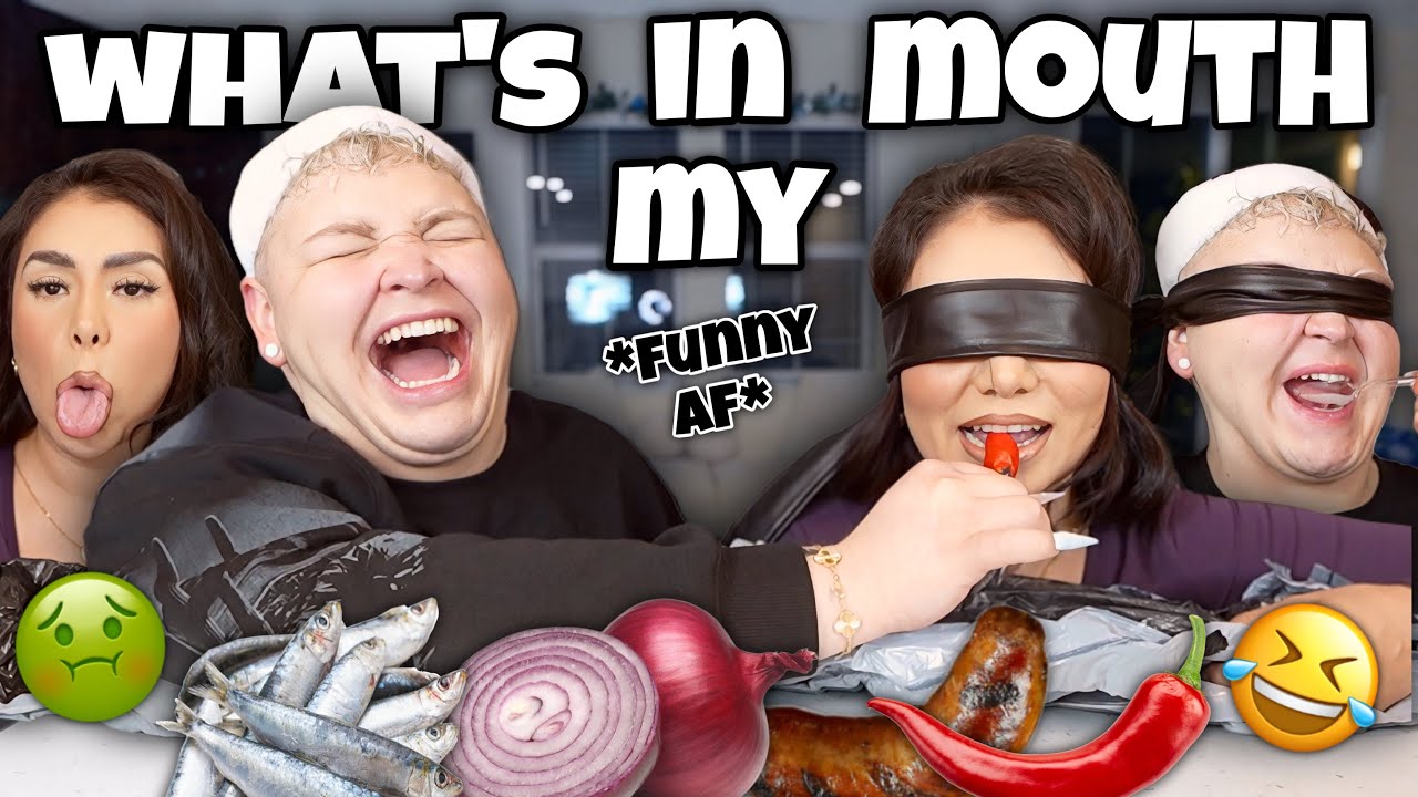 WHATS IN MY MOUTH CHALLENGE W/ MARLENE🤣😂