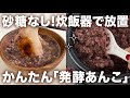 【炊飯器で簡単】材料2つ！砂糖なしで甘い「発酵あんこ」｜The easiest way to make fermented bean jam in the world
