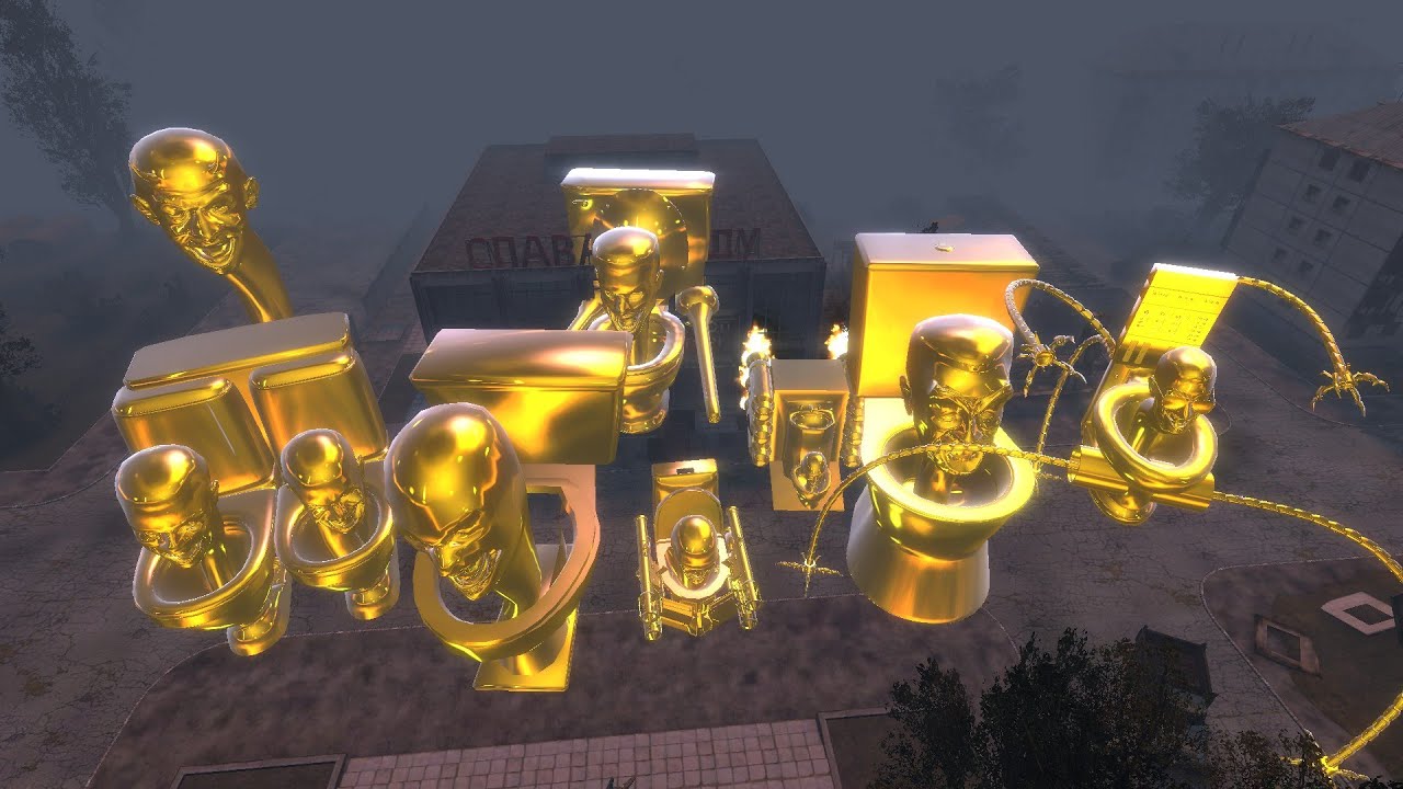 NEW SKIBIDI TOILET dop dop gold edition (Garry's Mod)