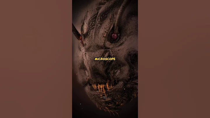 ANT'S FACE 🐜 looks like under microscope #creepy #ants #monster