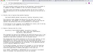 keyring subsystem #3 - more keyctl commands