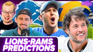 Lions-Rams Predictions: Jared Goff vs. Matthew Stafford, will Detroit SAVE SEASON in LA? | PFS