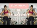 Low Impact HIIT, AB and Yoga Workout | Real Time | Full Sequence