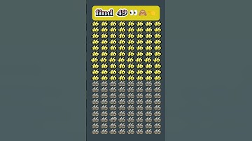 🔍TEST Your Observation Skills With This FAST Number Game Level 41 #short