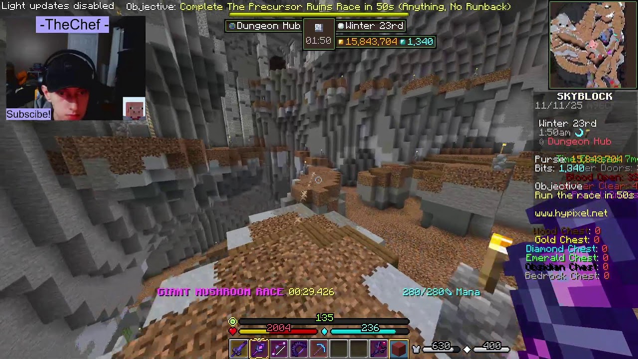 Chill Hypixel Skyblock Gameplay!