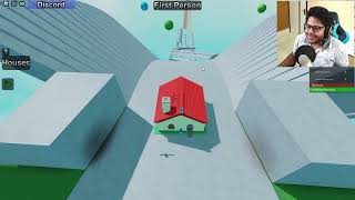 Survive The SLIDING House Challenge in Roblox | @AyushMore @EktaMore