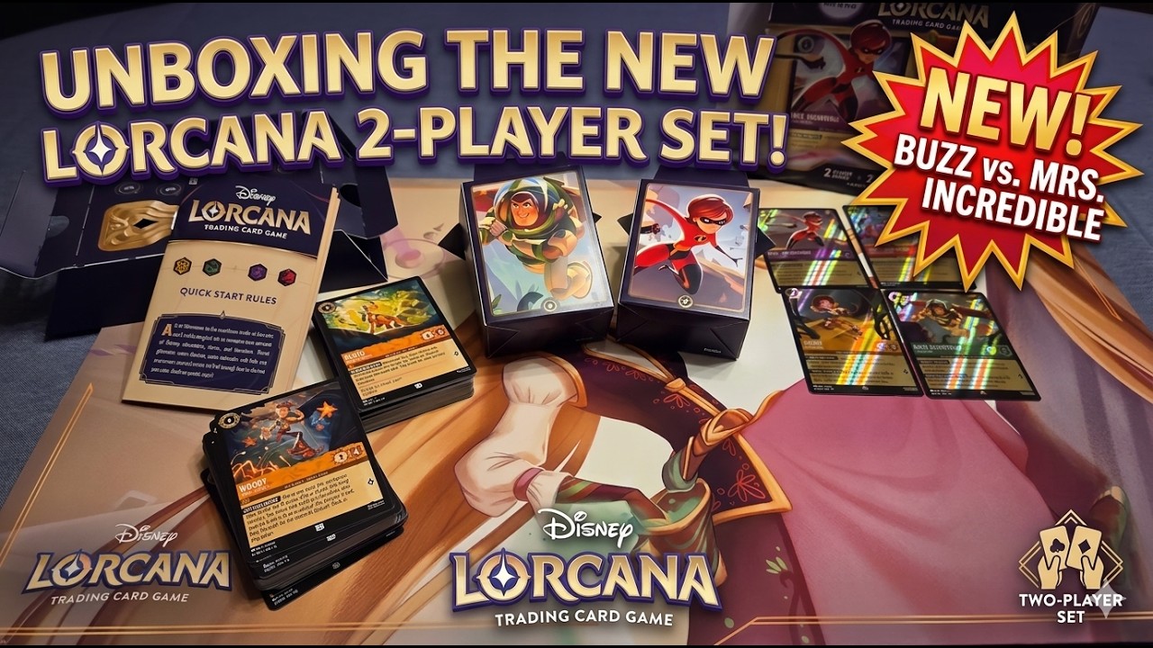 Unboxing the new Lorcana 2-Player Set and two new Playmats! - YouTube