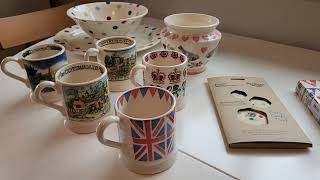 Some of our new Emma Bridgewater dishes. (Made in England)