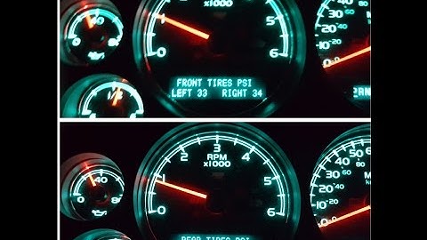 2008 Avalanche: Tire pressure monitoring system reset. Works for Tahoe, Sierra, Escalade, all GM.