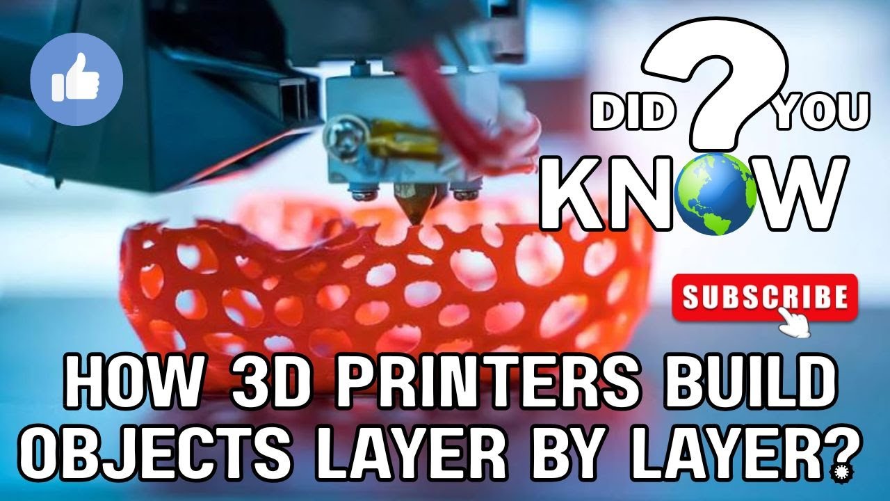 How 3D Printers Work, Build Objects Layer by Layer 