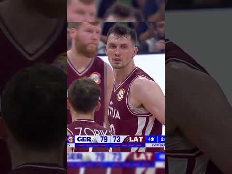 Latvia almost knocked Germany out of the FIBA World Cup 😳 #FIBAWC