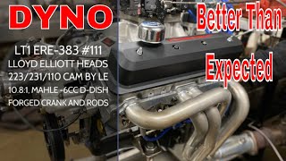 Famous All Natural 10.8 Compression Ratio LT1 number 111 on the Dyno Wealth