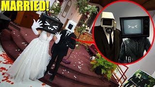 Tv Woman And Cameraman Got Married In Real Life Skibidi Movie Wedding Ruined