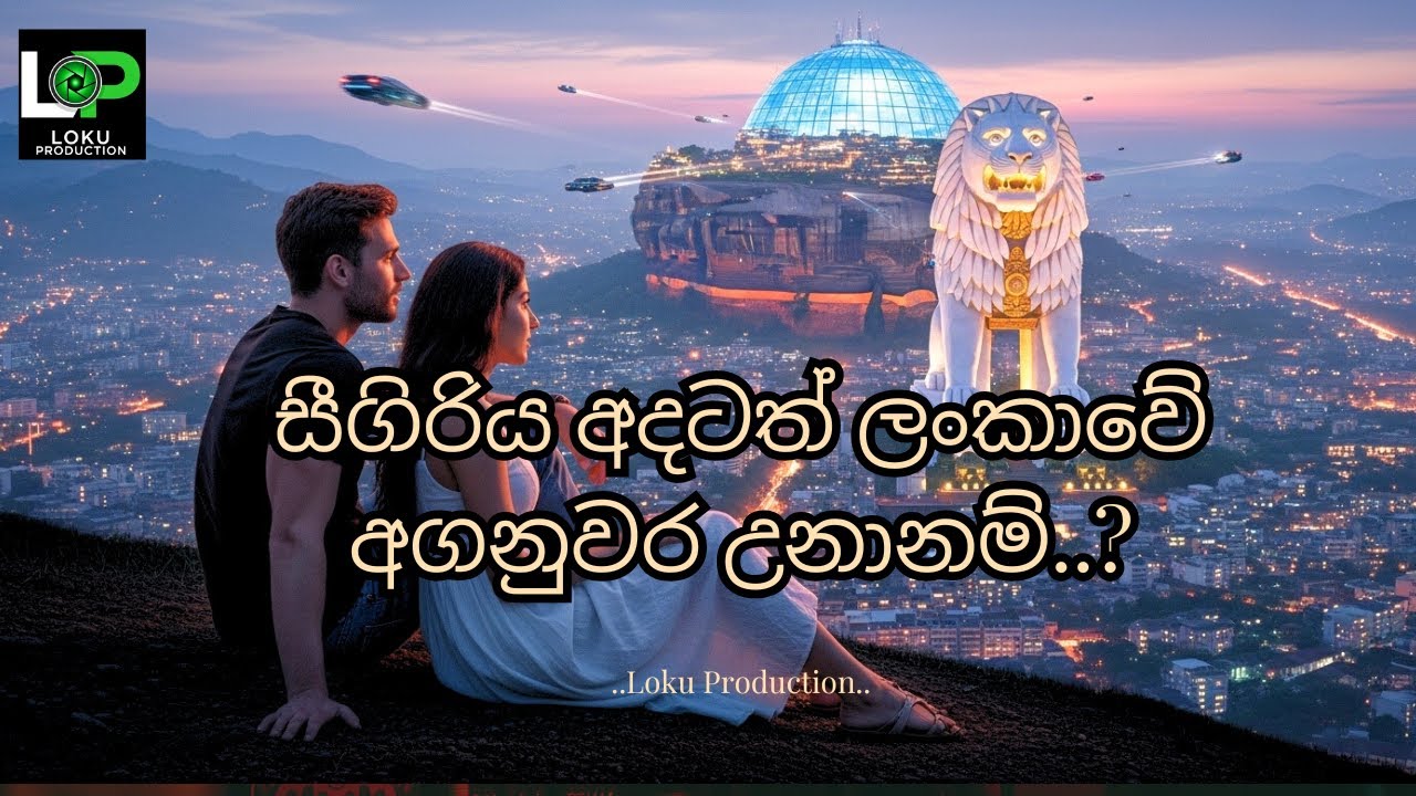 සීගිරිය අදටත් ලංකාවේ අගනුවර උනානම්? | What if Sigiriya was a Futuristic City? (AI Vision) 🇱🇰