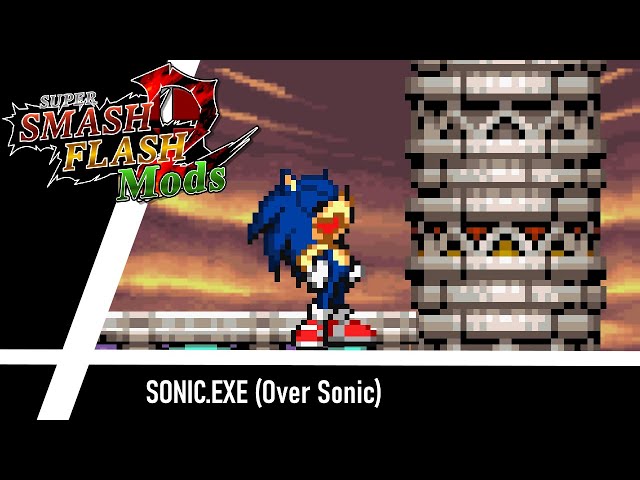 Sonic.exe at Green Hill Zone SSF2 MOD 