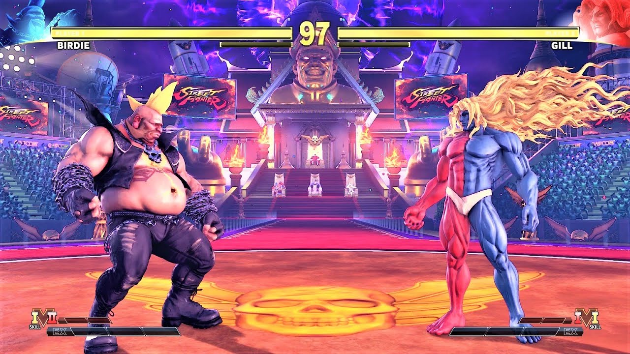 Birdie vs Gill (Hardest AI) - Street Fighter V