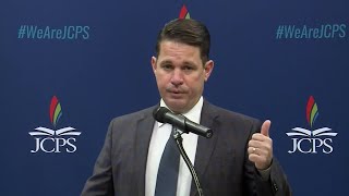 JCPS Superintendent Dr. Marty Pollio speaks on decision to go to NTI learning
