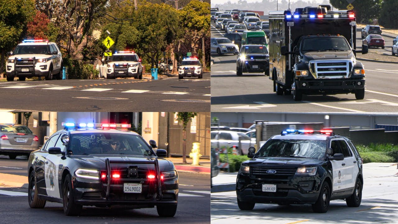 Police Cars Responding Compilation | Best of 2024.