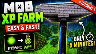 Easy Detailed Tutorial on how to make Mob Xp Farm in Minecraft Bedrock / Java