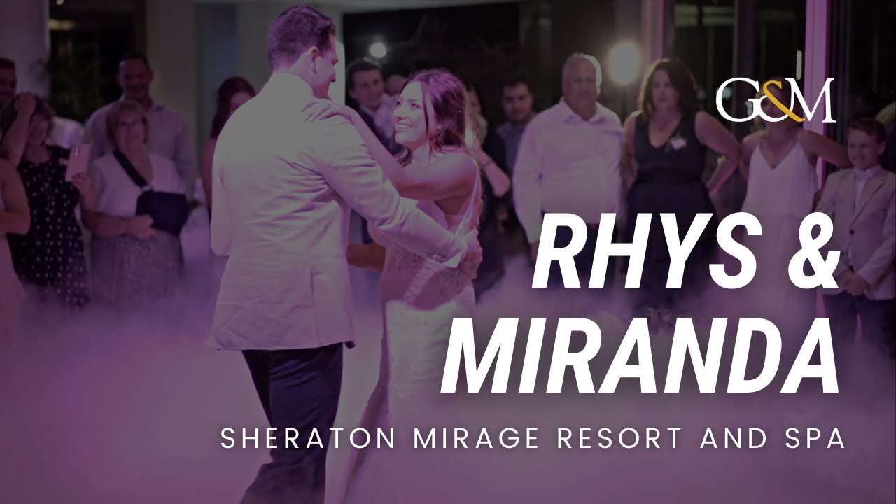 WEDDING at SHERATON GRAND MIRAGE RESORT GOLD COAST for Miranda & Rhys || MC + DJ + Cloud + CO2 Hire