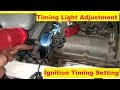 Ignition Timing checking and adjustment with Timing Light.