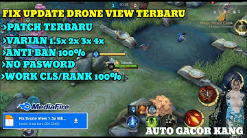 Fix Update!! Script Drone View Mobile Legends Terbaru 1.5x 2x 3x 4x No Password|MLBB