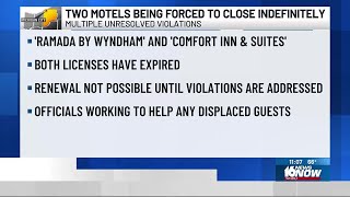 2 Michigan City motels ordered to close due to code violations