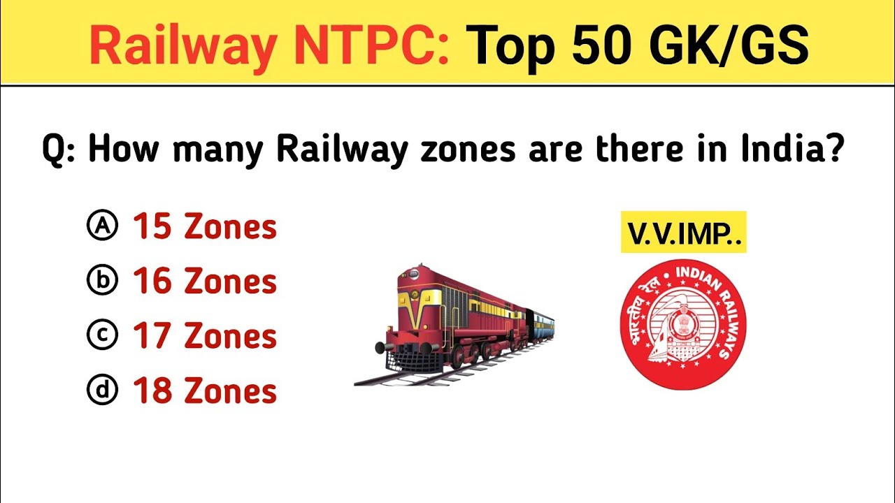RRB NTPC GS MCQ | RRB NTPC exam important topics | rrb ntpc gk questions | GS for ntpc exam