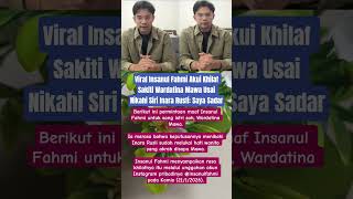 Download Lagu Viral Insanul Fahmi Akui Khilaf Sakiti Wardatina Mawa Usai Nikahi Siri Inara Rusli: Saya Sadar MP3