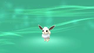 I evolved my shiny Eevee into Leafeon in Shining Pearl.