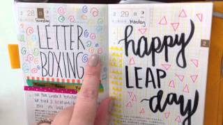 February Hobonichi and Midori Traveler's Notebook