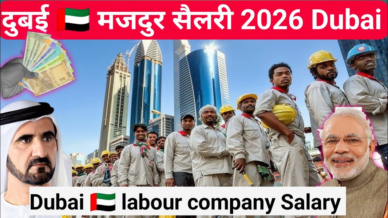 DUBAI HELPER SALARY 2026  दुबई में मजदुर सैलरी 2026 