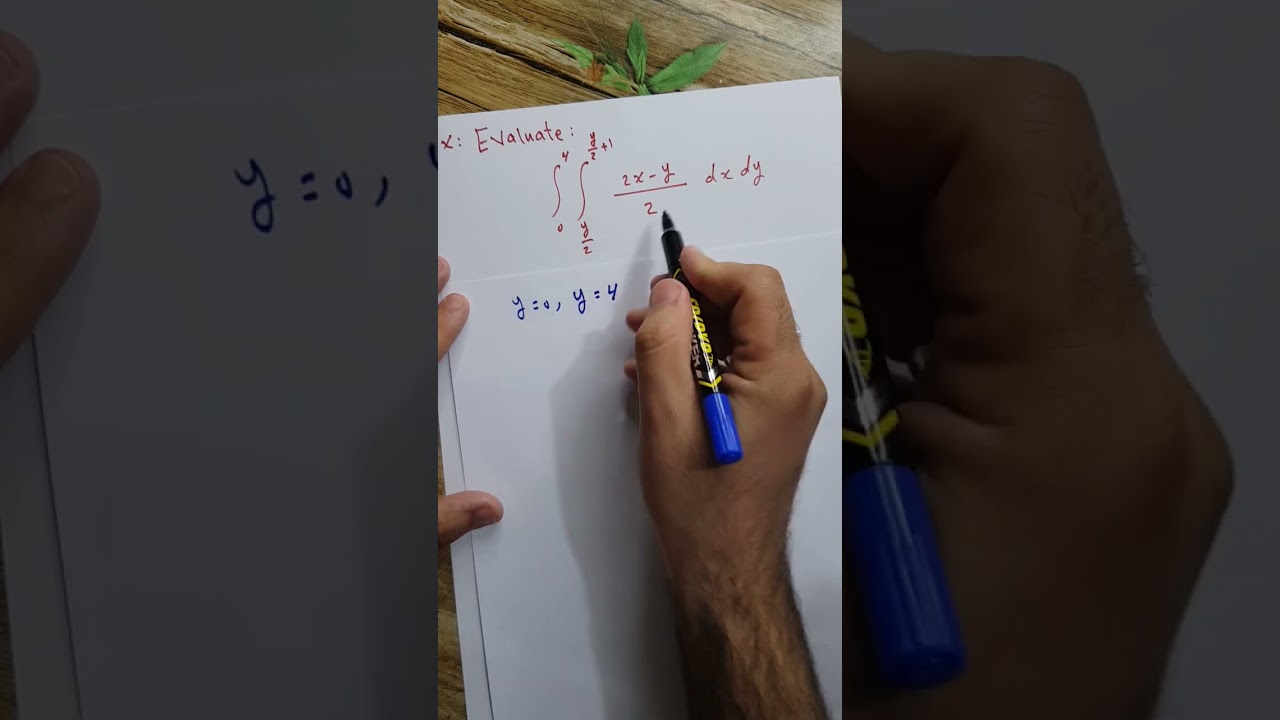 المحاضرة 21 (حل التكامل الثنائي بواسطة تغيير المتغيرات [جاكوبيان]xy-plane إلى uv-plane). نوار الأسدي