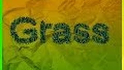 Photoshop Tutorial In Bangla How To Create Grass Text Effect